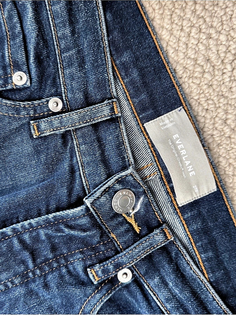 Everlane Original Cheeky Jean -  Blue Medium Like New